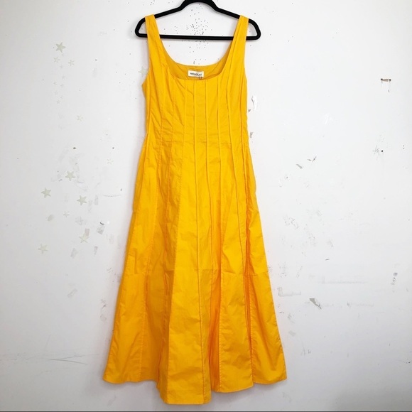 𝅺Nicholas Talullah Orange midi chanterelle dress - Picture 4 of 13